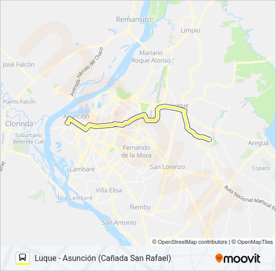 Mapa de 30-4 de autobús