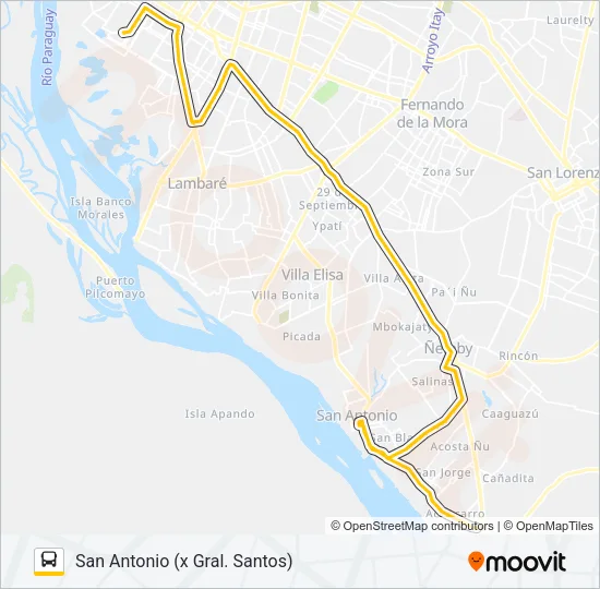15-3 Bus Line Map