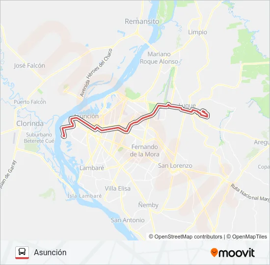 28-1 Bus Line Map