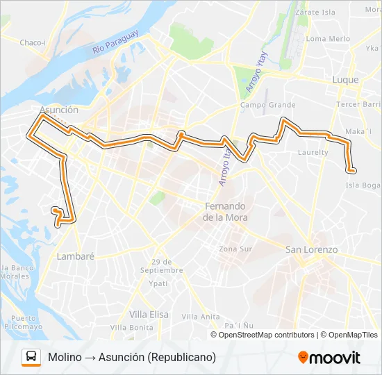 12-3 Bus Line Map