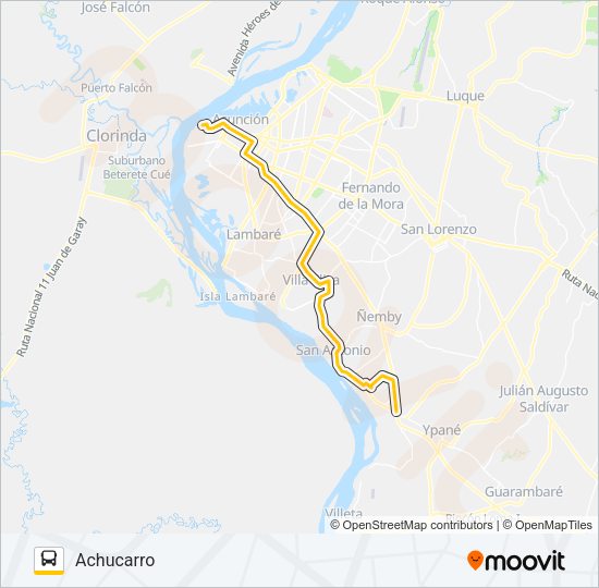 Mapa de 15-4 de autobús