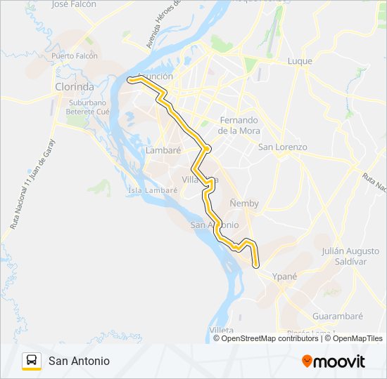 15-4 bus Line Map