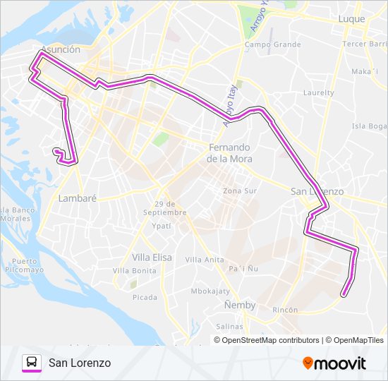 Mapa de 12-1 de autobús