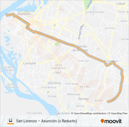 20 Bus Line Map