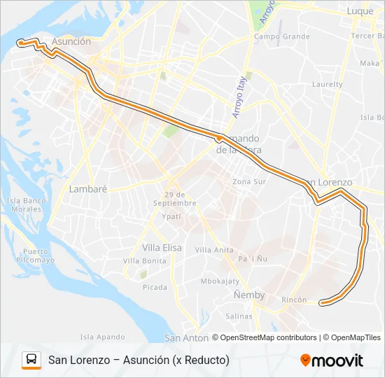20 Bus Line Map
