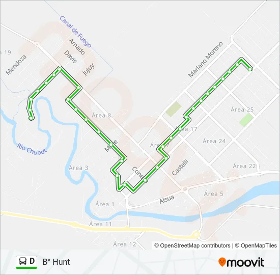 D Bus Line Map