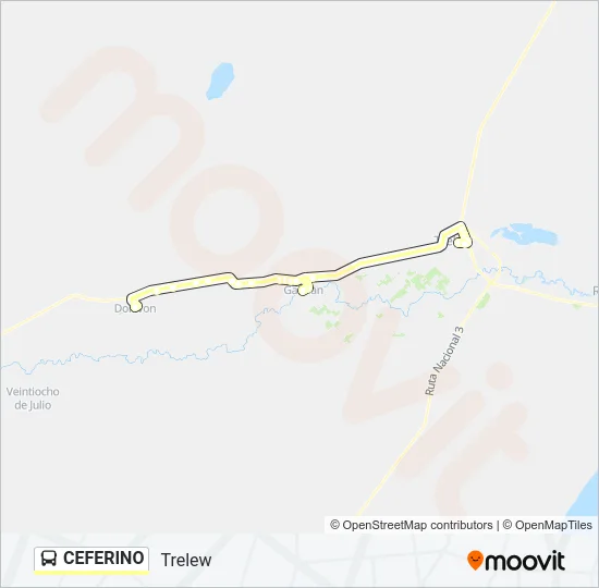 CEFERINO Bus Line Map