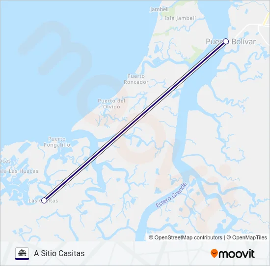 FLUVIAL 5 Ferry Line Map