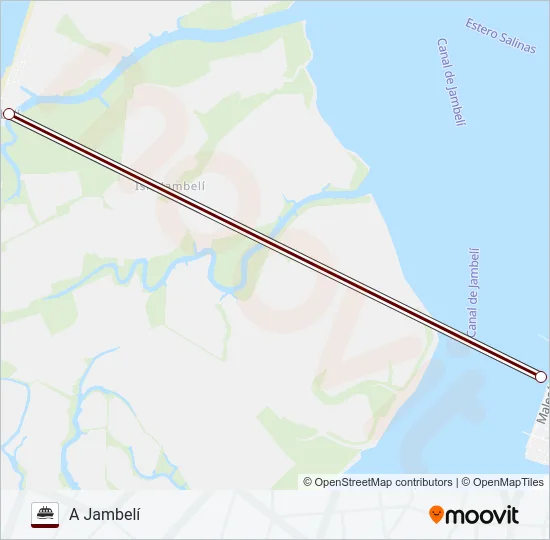 FLUVIAL 3 Ferry Line Map