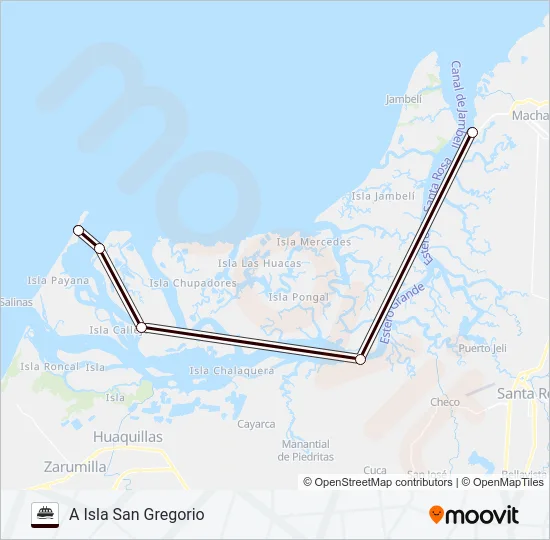 FLUVIAL 7 Ferry Line Map