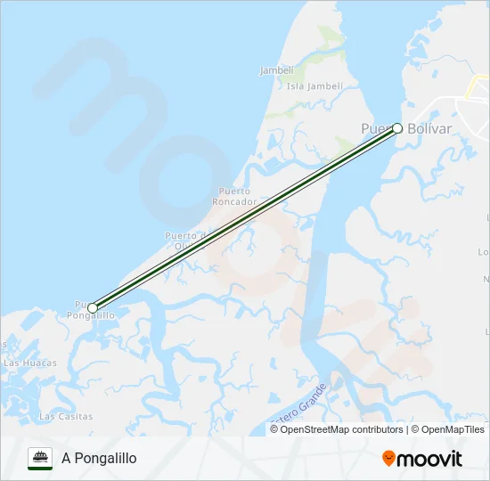 FLUVIAL 6 Ferry Line Map