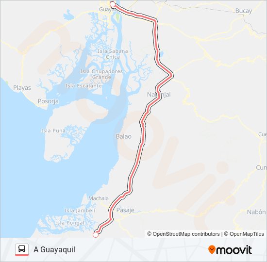 INTERPROV. 2 GUAYAQUIL bus Line Map