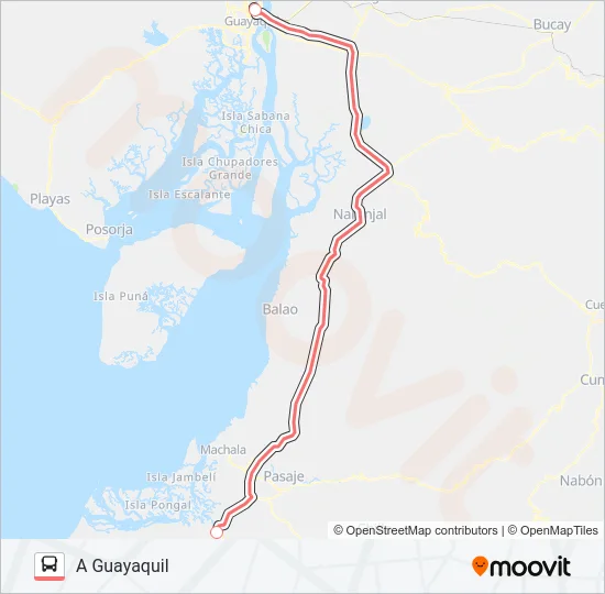 INTERPROV. 2 GUAYAQUIL Bus Line Map