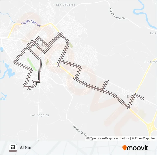RUTA 5 MACHALA Bus Line Map