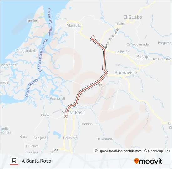 INTERC. 2 OROEXPRESS Bus Line Map