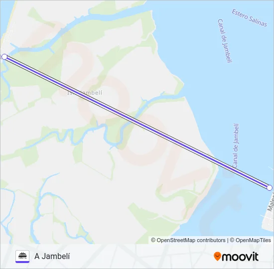 FLUVIAL 2 Ferry Line Map