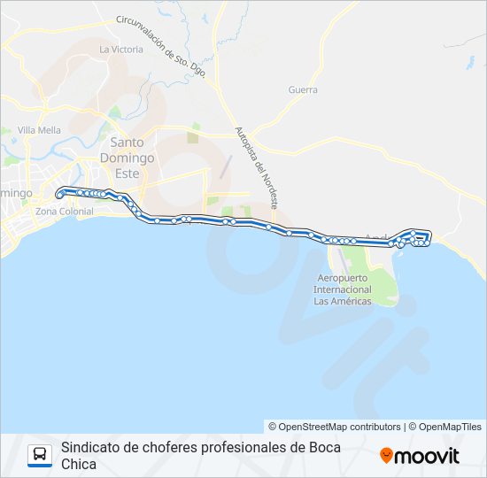 SICHOPROBOCH Bus Line Map