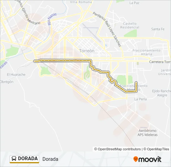 DORADA Bus Line Map