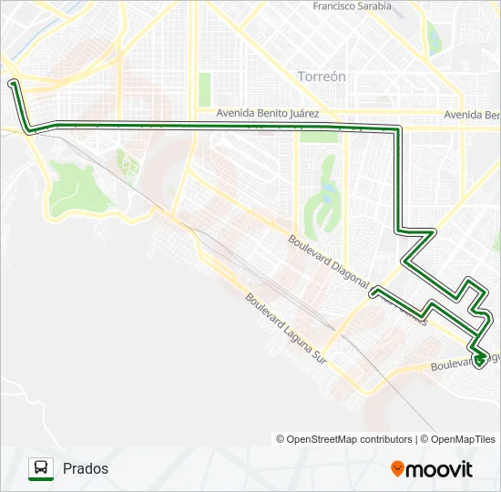 SUR DALIAS Bus Line Map