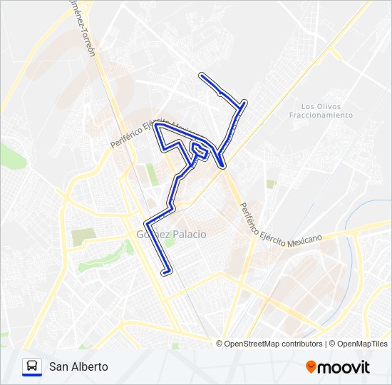 BUGAMBILIAS Bus Line Map
