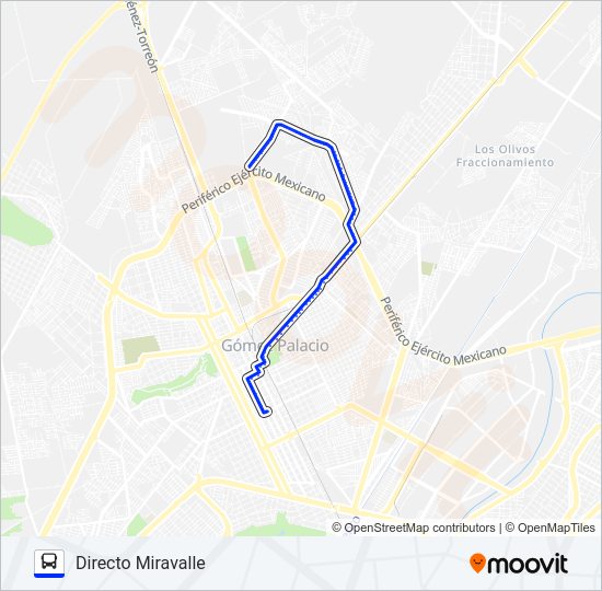 Mapa de SAN ANTONIO de autobús