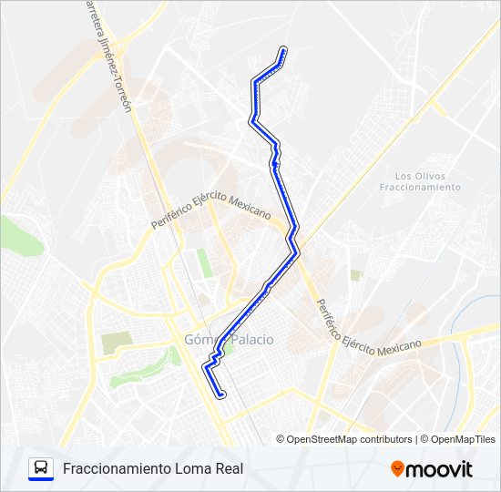 Mapa de SAN ANTONIO de autobús