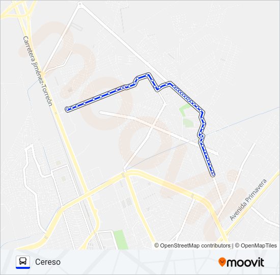 Mapa de SAN ANTONIO de autobús