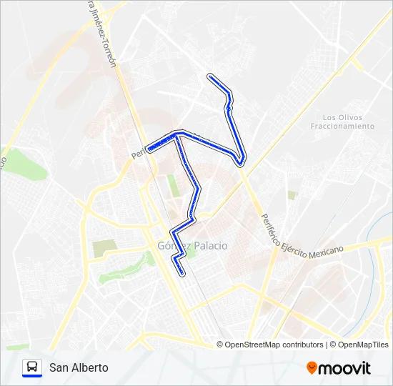 SAN ANTONIO Bus Line Map