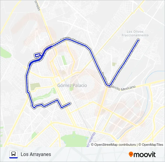 SANTA ROSA CHAPALA Bus Line Map