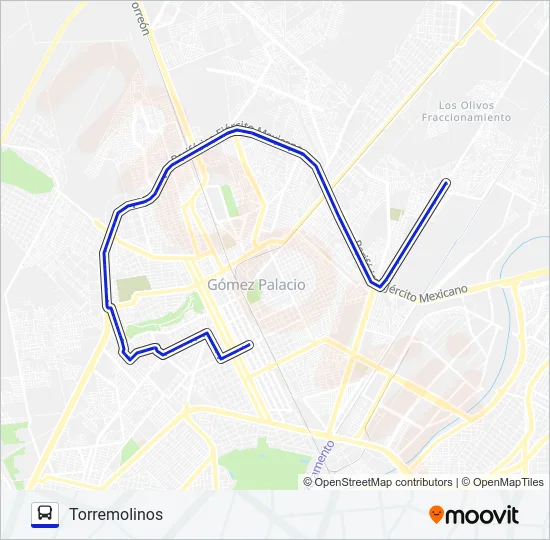 SANTA ROSA CHAPALA Bus Line Map