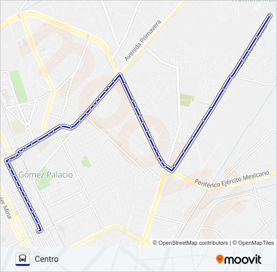 Mapa de SANTA ROSA CHAPALA de autobús
