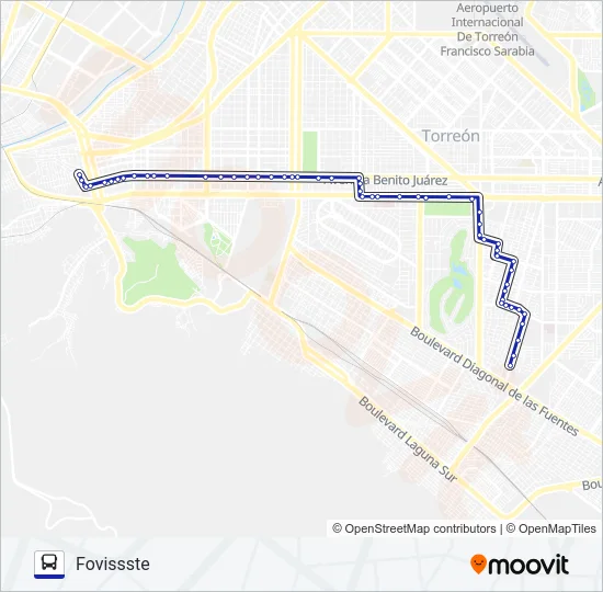 MONTERREAL Bus Line Map
