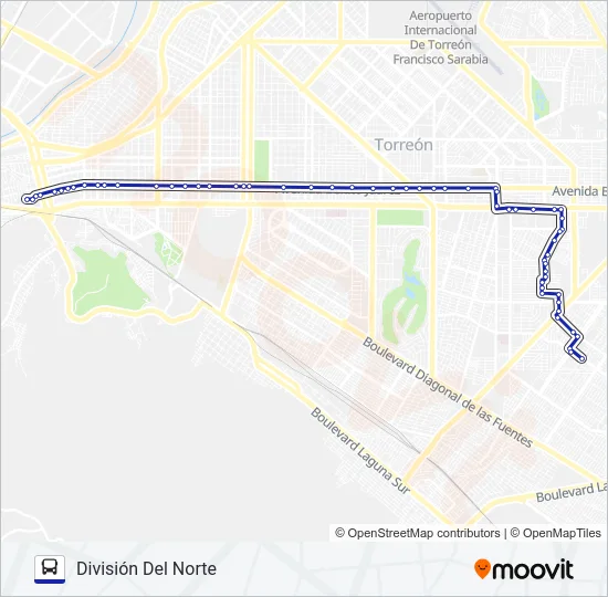 MONTERREAL Bus Line Map