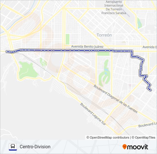 Mapa de MONTERREAL de autobús