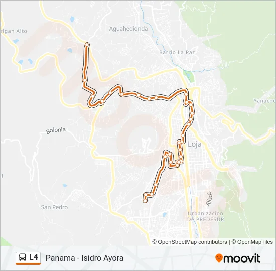 L4 Bus Line Map