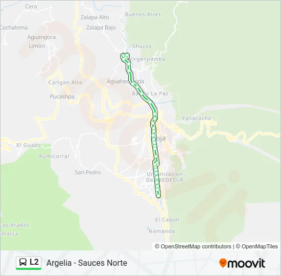L2 Bus Line Map