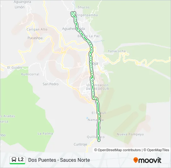 L2 Bus Line Map
