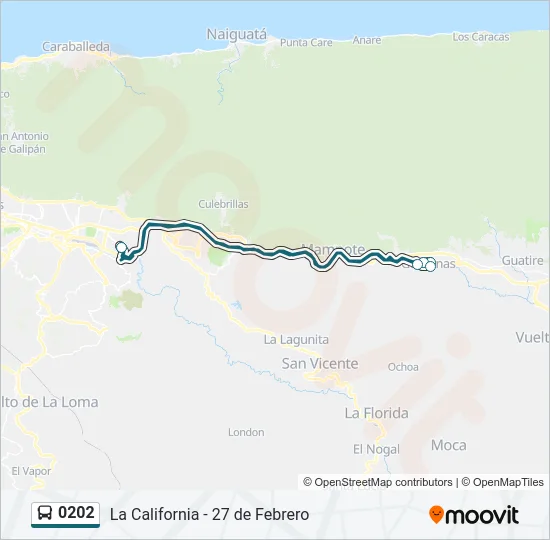 0202 Bus Line Map