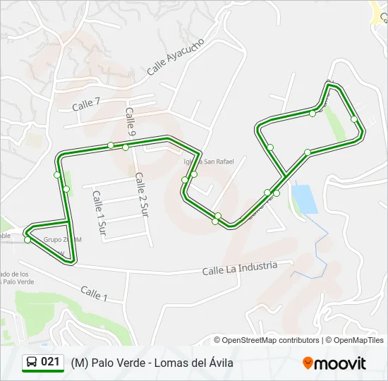 021 Bus Line Map