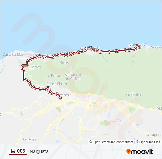 003 Bus Line Map