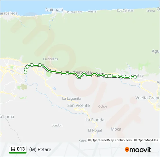 013 Bus Line Map