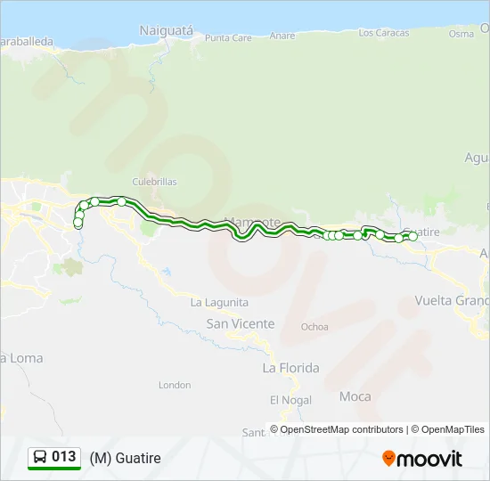 013 Bus Line Map