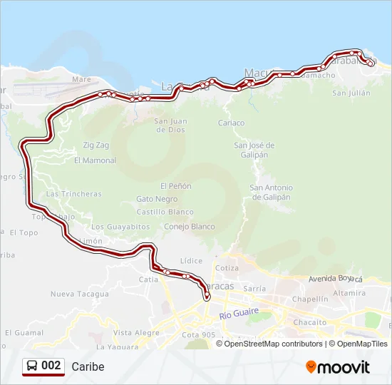 002 Bus Line Map
