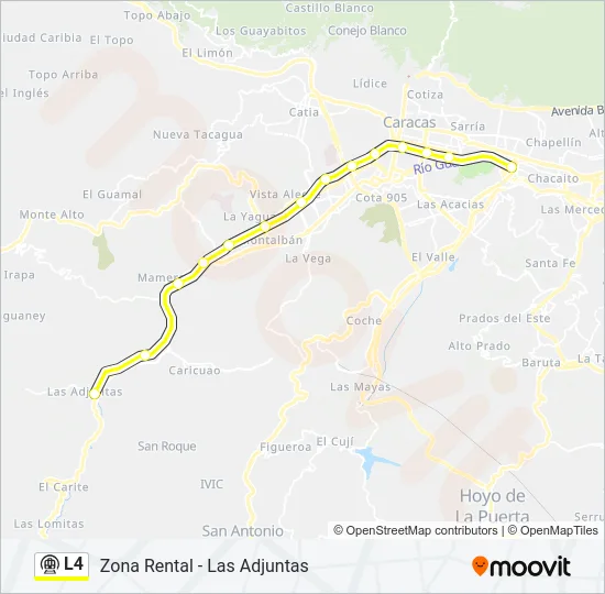 L4 Metro Line Map