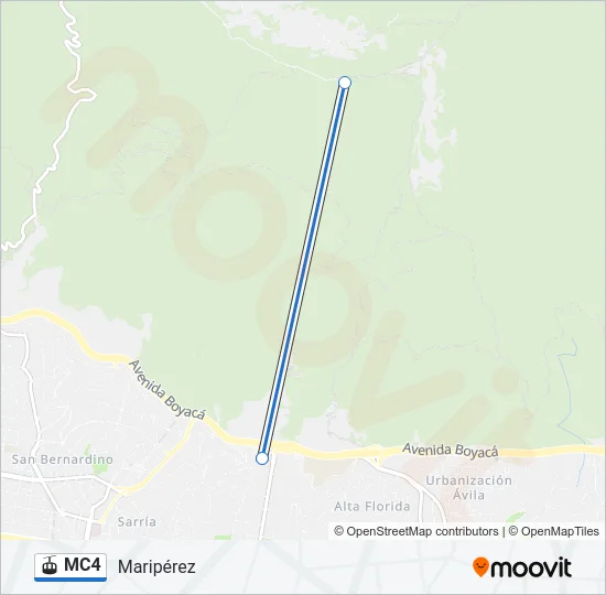 MC4 Gondola Line Map