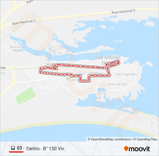 03 bus Line Map