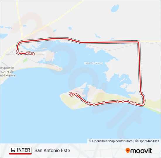 INTER Bus Line Map