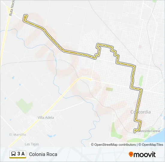 3 A Bus Line Map