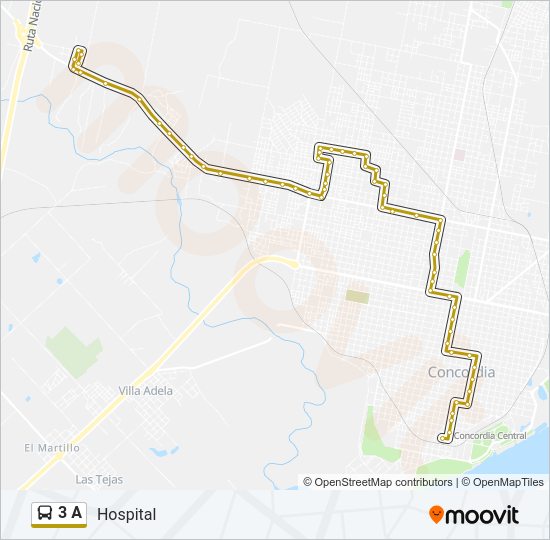 3 A Bus Line Map