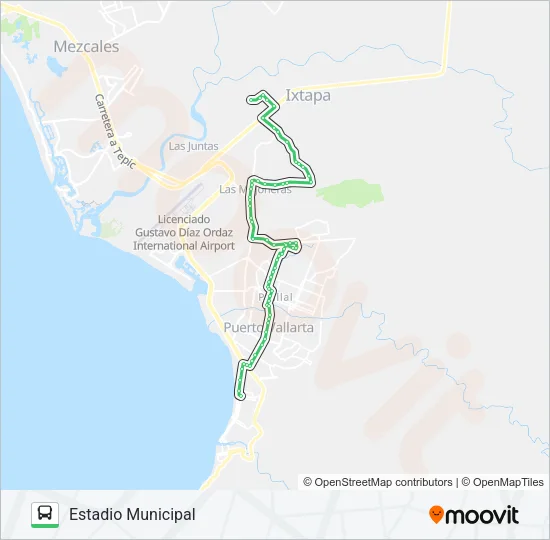 C36 - BANUS Bus Line Map